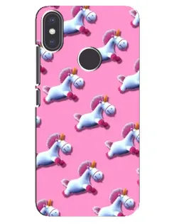 Чехол для Xiaomi Mi A2 с картинкой «Единороги на розовом» Чехол для Xiaomi Mi A2 с картинкой «Единороги на розовом»