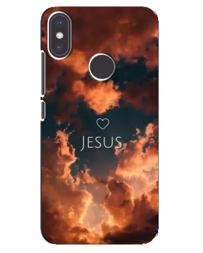 Чехол для Xiaomi Mi A2 с картинкой «Сияние Имени Jesus»