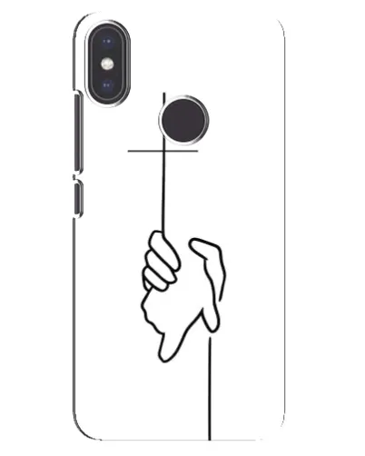 Чехол для Xiaomi Mi A2 с картинкой «Рука держит»