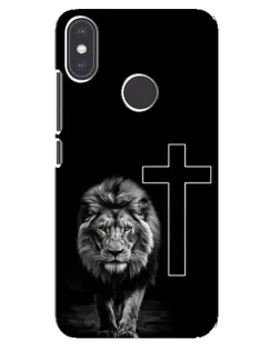Чохол для Xiaomi Mi A2 з картинкою «Лев та Хрест»