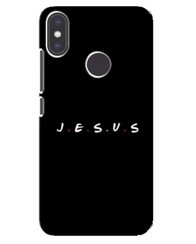 Чехол для Xiaomi Mi A2 с картинкой «Точки веры J.E.S.U.S.»