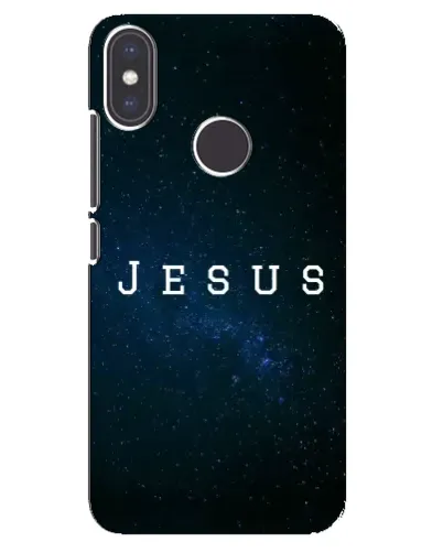 Чехол для Xiaomi Mi A2 с картинкой «Звездное небо Jesus»