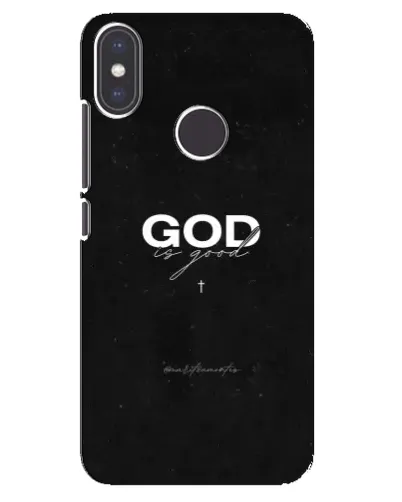Чехол для Xiaomi Mi A2 с картинкой «GOD — Бог над всем»