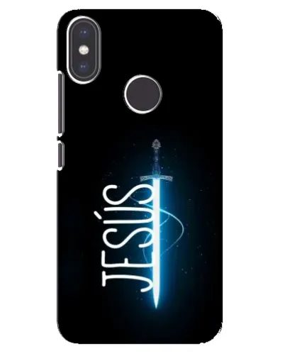 Чехол для Xiaomi Mi A2 с картинкой «Меч Духа Jesus»