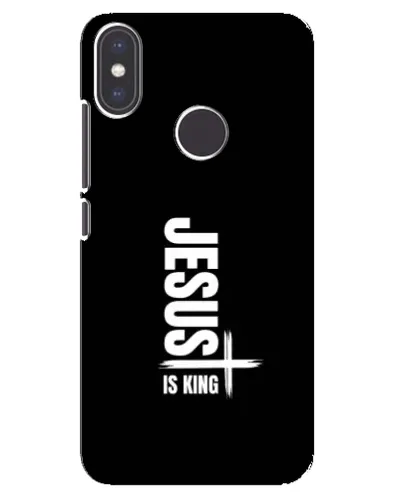 Чехол для Xiaomi Mi A2 с картинкой «Вертикаль веры Jesus»