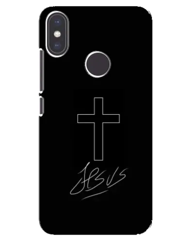 Чехол для Xiaomi Mi A2 с картинкой «Графический крест Jesus» Чехол для Xiaomi Mi A2 с картинкой «Графический крест Jesus»