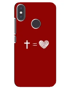 Чехол для Xiaomi Mi A2 с картинкой «Уравнение любви» Чехол для Xiaomi Mi A2 с картинкой «Уравнение любви»