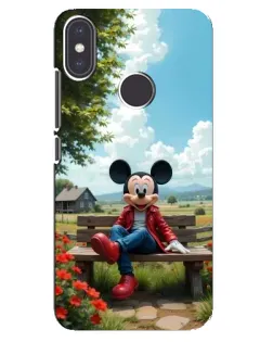 Чехол для Xiaomi Mi A2 с картинкой «Микки на скамейке» Чехол для Xiaomi Mi A2 с картинкой «Микки на скамейке»