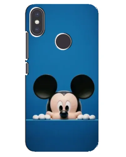 Чехол для Xiaomi Mi A2 с картинкой «Микки выглядывает»