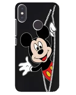 Чехол для Xiaomi Mi A2 с картинкой «Микки раздвигает стены» Чехол для Xiaomi Mi A2 с картинкой «Микки раздвигает стены»