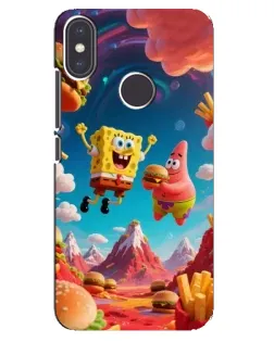 Чехол для Xiaomi Mi A2 с картинкой «Космический фастфуд» Чехол для Xiaomi Mi A2 с картинкой «Космический фастфуд»