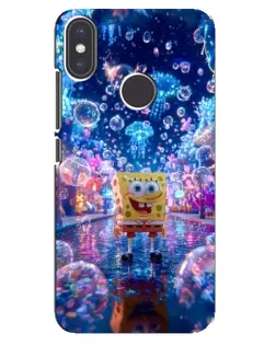 Чехол для Xiaomi Mi A2 с картинкой «Неоновый океан» Чехол для Xiaomi Mi A2 с картинкой «Неоновый океан»