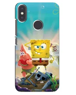 Чехол для Xiaomi Mi A2 с картинкой «Спанч Боб победитель» Чехол для Xiaomi Mi A2 с картинкой «Спанч Боб победитель»