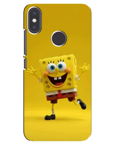Чехол для Xiaomi Mi A2 с картинкой «Позитивный Губка Боб»