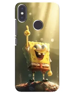 Чехол для Xiaomi Mi A2 с картинкой «Сияющий Спанч Боб» Чехол для Xiaomi Mi A2 с картинкой «Сияющий Спанч Боб»
