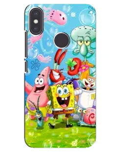 Чехол для Xiaomi Mi A2 с картинкой «Губка Боб и друзья» Чехол для Xiaomi Mi A2 с картинкой «Губка Боб и друзья»