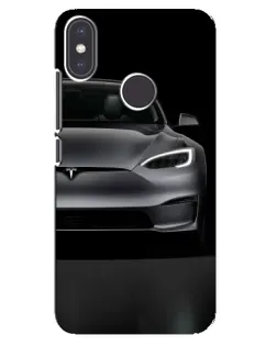 Чохол для Xiaomi Mi A2 з картинкою «Tesla Model S Look»