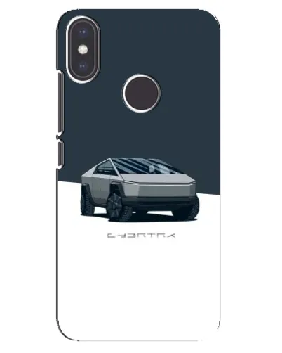 Чехол для Xiaomi Mi A2 с картинкой «Серебристый Cybertruck Tesla» Чехол для Xiaomi Mi A2 с картинкой «Серебристый Cybertruck Tesla»