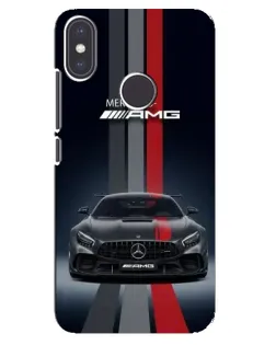 Чехол для Xiaomi Mi A2 с картинкой «Mercedes — белый карбон» Чехол для Xiaomi Mi A2 с картинкой «Mercedes — белый карбон»