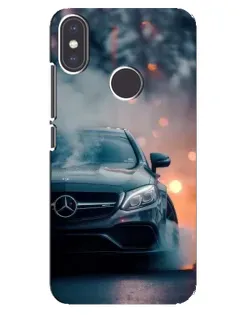 Чехол для Xiaomi Mi A2 с картинкой «Mercedes — ночной город» Чехол для Xiaomi Mi A2 с картинкой «Mercedes — ночной город»