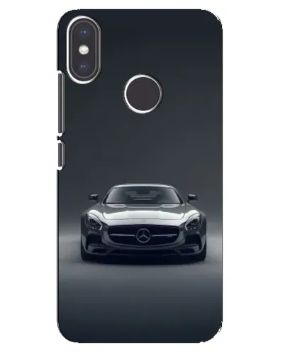 Чехол для Xiaomi Mi A2 с картинкой «Mercedes на черном»