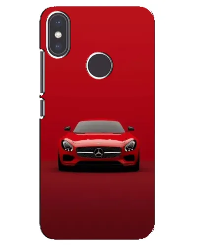 Чехол для Xiaomi Mi A2 с картинкой «Красный Mercedes AMG»