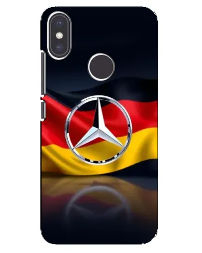 Чехол для Xiaomi Mi A2 с картинкой «Mercedes — флаг Германии»