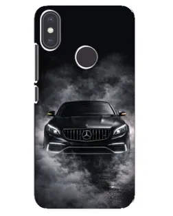 Чехол для Xiaomi Mi A2 с картинкой «Mercedes в дыму» Чехол для Xiaomi Mi A2 с картинкой «Mercedes в дыму»