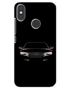 Чехол для Xiaomi Mi A2 с картинкой «Audi — ночной контур» Чехол для Xiaomi Mi A2 с картинкой «Audi — ночной контур»