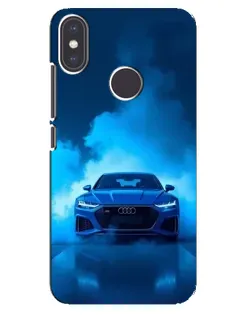Чехол для Xiaomi Mi A2 с картинкой «Audi — голубая энергия» Чехол для Xiaomi Mi A2 с картинкой «Audi — голубая энергия»