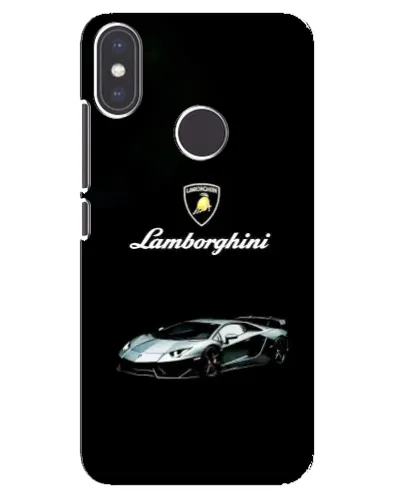 Чехол для Xiaomi Mi A2 с картинкой «Логотип Lamborghini классика»