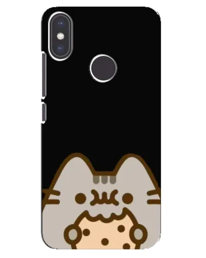 Чехол для Xiaomi Mi A2 с картинкой «Пушин на черном»