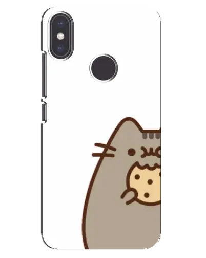 Чехол для Xiaomi Mi A2 с картинкой «Пушин с печеньем»