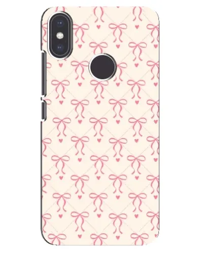 Чехол для Xiaomi Mi A2 с картинкой «Розовые бантики Coquette» Чехол для Xiaomi Mi A2 с картинкой «Розовые бантики Coquette»
