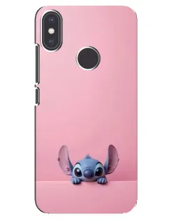 Чехол для Xiaomi Mi A2 с картинкой «Stitch выглядывает»