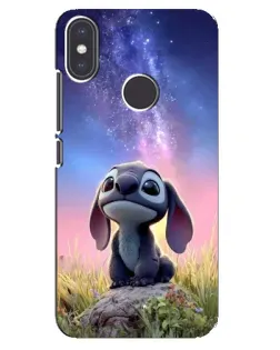 Чехол для Xiaomi Mi A2 с картинкой «Стич на рассвете»