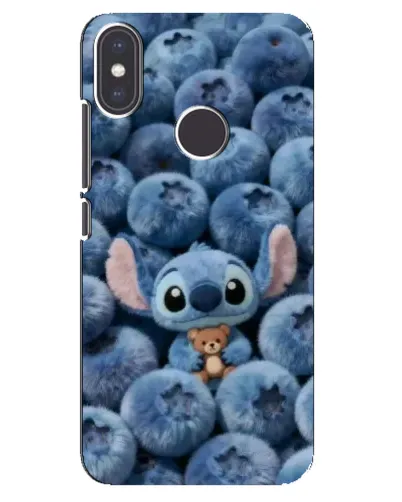 Чехол для Xiaomi Mi A2 с картинкой «Стич и голубика» Чехол для Xiaomi Mi A2 с картинкой «Стич и голубика»