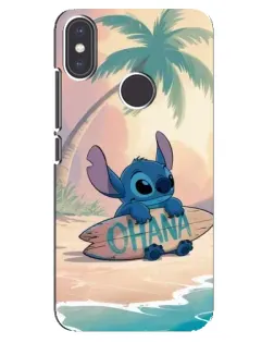 Чехол для Xiaomi Mi A2 с картинкой «Стич на серфе»