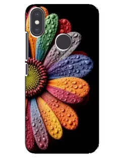 Чохол для Xiaomi Mi A2 з картинкою «Райдужна квітка»