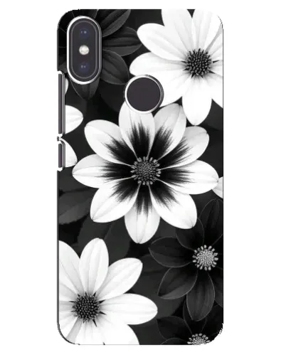 Чохол для Xiaomi Mi A2 з картинкою «Монохромні айстри» Чохол для Xiaomi Mi A2 з картинкою «Монохромні айстри»