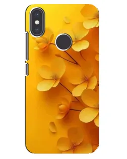 Чохол для Xiaomi Mi A2 з картинкою «Золоті пелюстки»