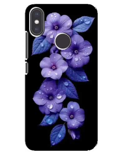 Чохол для Xiaomi Mi A2 з картинкою «Фіолетові квіти з росою» Чохол для Xiaomi Mi A2 з картинкою «Фіолетові квіти з росою»