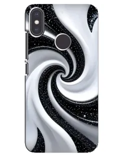 Чехол для Xiaomi Mi A2 с картинкой «Черно-белая спираль» Чехол для Xiaomi Mi A2 с картинкой «Черно-белая спираль»