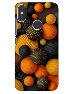 Чехол для Xiaomi Mi A2 с картинкой «Объемные оранжевые сферы» Чехол для Xiaomi Mi A2 с картинкой «Объемные оранжевые сферы»
