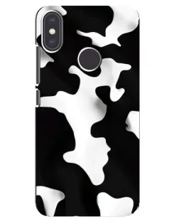 Чехол для Xiaomi Mi A2 с картинкой «Черно-белое пятно» Чехол для Xiaomi Mi A2 с картинкой «Черно-белое пятно»
