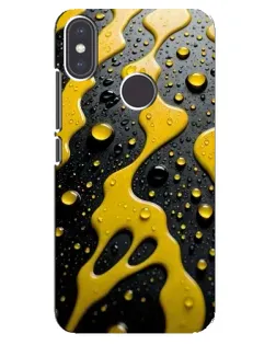 Чехол для Xiaomi Mi A2 с картинкой «Жидкое желтое золото» Чехол для Xiaomi Mi A2 с картинкой «Жидкое желтое золото»