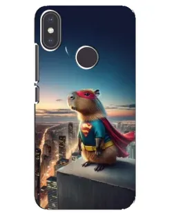 Чехол для Xiaomi Mi A2 с картинкой «Капи-мен супергерой» Чехол для Xiaomi Mi A2 с картинкой «Капи-мен супергерой»