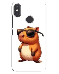 Чехол для Xiaomi Mi A2 с картинкой «Капибара в очках» Чехол для Xiaomi Mi A2 с картинкой «Капибара в очках»