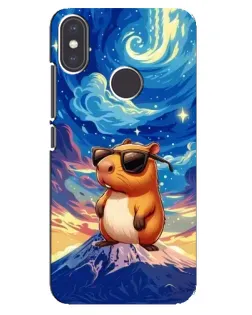Чехол для Xiaomi Mi A2 с картинкой «Капибара Ван Гога» Чехол для Xiaomi Mi A2 с картинкой «Капибара Ван Гога»