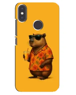 Чехол для Xiaomi Mi A2 с картинкой «Капибара на отдыхе» Чехол для Xiaomi Mi A2 с картинкой «Капибара на отдыхе»